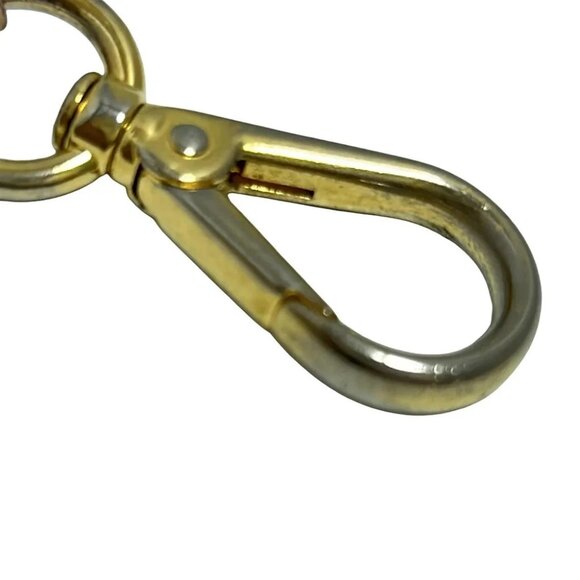 PRADA - Gold Light Pink Hardware Leather Bag Charm - Picture 5 of 5